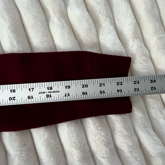 Talbots 100% Pure Merino Wool Button Front Cardigan Sweater Oxblood Size LP - Picture 13 of 14